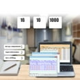 thumbnail image 4 of Employee Checking in Recorder, Multilingual Support 100-240V Voice Prompt Fingerprint Time Attendance Machine High Accuracy  for Office US Plug 100-240V, 4 of 7