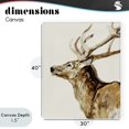 thumbnail image 4 of Stupell Industries Bohemian Deer Portrait Profile View Canvas Art, 30 x 40, by Lorenzo Collective, 4 of 8