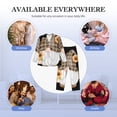 thumbnail image 7 of KLL Sunflower Gnomes 4 Sleepwear Mens Flannel Pajamas,Long Cotton Pj Set, 7 of 7