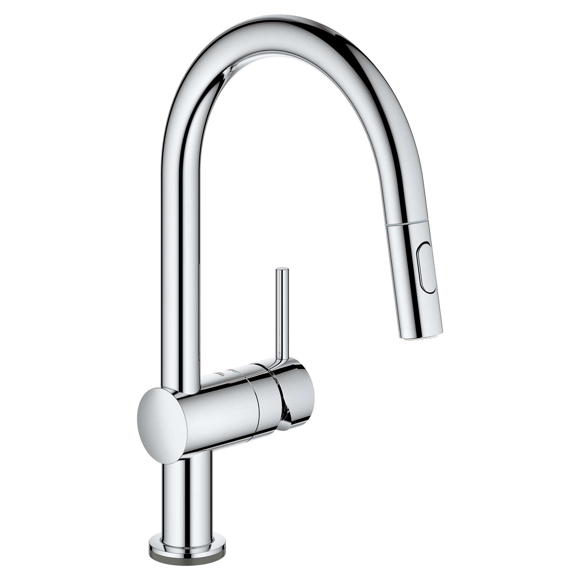 voorraad letterlijk Verder Grohe 31 359 2 Minta 1.75 GPM Single Hole Pull Down Kitchen Faucet - Chrome  - Walmart.com