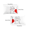 thumbnail image 3 of Dvkptbk Polyester Taie d'Oreiller en pour Couple de la Saint-Valentin, 3 of 6