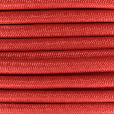 

PARACORD PLANET 3/8 Inch Elastic Bungee Nylon Shock Cord Stretch String Crafting - Various Colors - Multiple Lengths - Made In USA