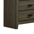 thumbnail image 4 of Dresser with Black Rectangular Pulls Gray - Saltoro Sherpi, 4 of 5