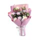 thumbnail image 4 of Ramo de flores de ganchillo para decoración del hogar, artesanía delicada y elegante, decorativo para boda. Púrpura, 4 of 9