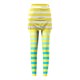 thumbnail image 3 of Puntoco Pantalones De Cintura Elástica Cómodos A Rayas A La Moda Para Mujer, Pantalones De Doble Capa Con Bolsillo Para Yoga, Amarillo Xxxl, 3 of 5