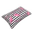 thumbnail image 3 of Binfone Flamingos Standard Size Pillowcase, Long Staple Pure Cotton Envelope Closure Pillow Cover,14"X20", 3 of 9