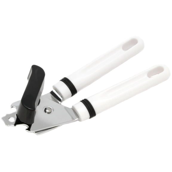 Chef Craft Basic Stainless Steel Can Bottle Opener, 7.5 inch, White