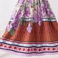 thumbnail image 4 of Hiijoy Toddler Girls Bohemian Beach Dress Summer Smocked Dress With Tie Straps, Sizes 1-9, 4 of 4