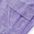 thumbnail image 4 of Linfrsh Boys Shorts Boys Uniform Shorts Summer School Stretch Cotton Drawstring Comfy Shorts(Purple,Size 7-8 T), 4 of 7
