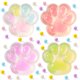 thumbnail image 1 of JOYIN 4 piezas de juguetes antiestrés squishy transparentes con forma de pata de gato, 1 of 7