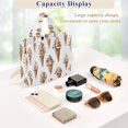 thumbnail image 5 of FORMRS Womens Corduroy Tote Bag Crossbody Shoulder Handbag with Pocket, Brown Ice Cream Pattern, 5 of 7