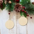 thumbnail image 6 of 50 Pcs Round Wood Slices DIY Crafts Unfinished Wooden Christmas Ornaments;50 Pcs Round Wood Slices DIY Crafts Unfinished Christmas Ornaments, 6 of 7
