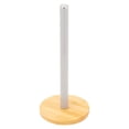 thumbnail image 2 of Home Basics Paper Towel Holder With Bamboo Base, Bonny Grey, 6x6x13.5 Inches, 2 of 3