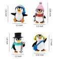 thumbnail image 5 of Maomia 8 Piezas Lindas Figuras De Pingüino Mini Figuras De Pingüino Colección Juego Pingüino Pastel Decoración Hadas Jardín Fiesta Decoración, 5 of 5