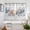 Gray, variant on Blue Coastal Kitchen Curtains Window Panels, Summer Beach Starfish Weeping Eucalyptus Insulated Window Treatment Curtain, Grommet Curtains for Bedroom/Living Room/Bathroom, 2 Piece 52"Wx84"L