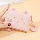 thumbnail image 1 of Cartera pequeña plegable para mujer, bonita cartera con diseño de gato fresco, monedero con dibujos animados para varias tarjetas, cartera para estudiantes, 1 of 5