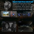 thumbnail image 2 of Dual Lens 1080P Car Driving Recorder HD Video DVR Dash Camera Front/Inside 170°, 2 of 9