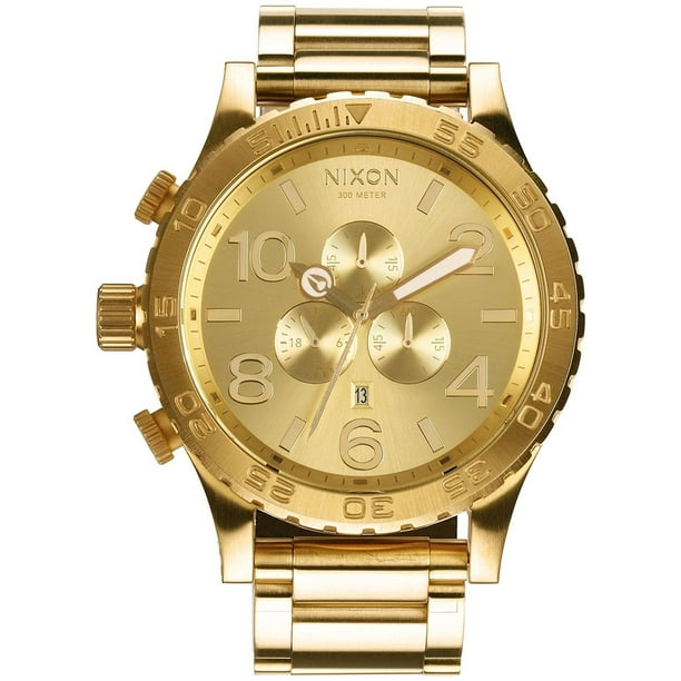 Nixon - Nixon Men's 51-30 Chrono Gold Stainless Steel Quartz Watch