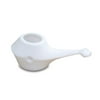 Durable Plastic Neti Pot, white (no Lid)