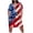 Red, variant on 4th of July Dresses for Woman Short Sleeve V-Neck Bohemian Dresses 5X Patriotic Flag Dresses Vintage Ladies Long Dresses