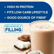 Atkins Creamy Chocolate Coconut Protein Shake, High Protein, Low Carb, 4 Count