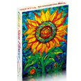 thumbnail image 2 of Rompecabezas Bgraamiens con forma de girasol de cristal, 1000 piezas, 2 of 6