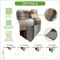 thumbnail image 5 of Abstract Brown Beige Table Runner Linen Burlap Table Runner 90 Inches Long Simple Oil Painting Art Dresser Scarves for Kitchen Island Coffee Dining Room Party Wedding Banquet Holiday Decor 13"x90", 5 of 8