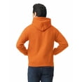 thumbnail image 5 of Gildan High Visibility Hooded Sweatshirt for Men’s | Heavy Blend Fleece Pullover Hi Vis Safety Orange Work Reflective Sweater with Pocket 8 oz 50/50 Cotton/Polyester, Single Pack adult Size S, 5 of 5