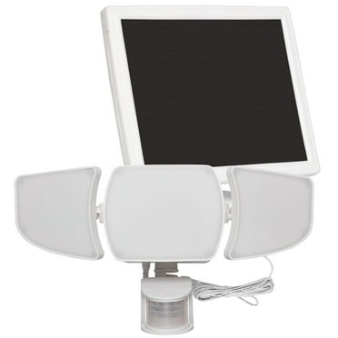 Westinghouse 2000 Lumen Solar Motion Activated Triple Head Security Light White