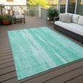 thumbnail image 6 of Addison Rugs Chantille Indoor/Outdoor Transitional Organic Aqua Washable Rectangle Rug, 8' x 10', 6 of 6