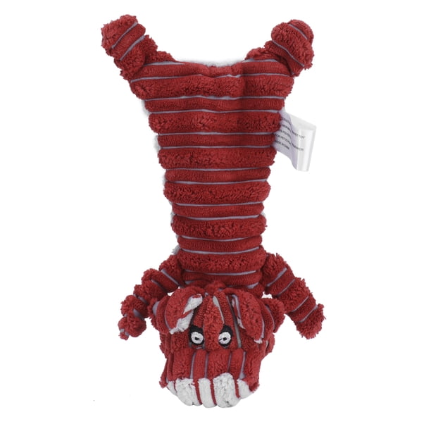 Juguete vocal para mascotas, de pana, para cachorros y gatos, juguete interactivo para morder, para perros pequeños y medianos, color rojo
