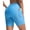 Blue, variant on Swim Shorts Women High Waisted Board Shorts Tummy Control Bathing Suit Bottoms with Pockets UPF 50+ Black L