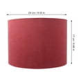 thumbnail image 3 of Shisuyan 1Pc Velour Supple Lampshade Home Table Light Cover Practical Light Accessory, 3 of 8