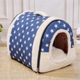 thumbnail image 1 of Cama nido/sofá para gatos, suave y cálida para invierno, casa portátil tipo iglú para gatos, mini cama para perros pequeños, cama para gatos, gatitos, cachorros y conejos., 1 of 5