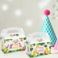 thumbnail image 7 of 24 Pack Party Favor Boxes, Safari Two Wild One Gift Treat Bags, Jungle Animal Zoo Pals Gable Boxes for Kids Birthday Decorations Supplies Favors,Dessert Candy Goodies Bulk Box, 7 of 7
