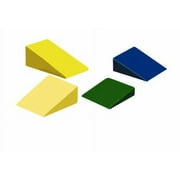 CanDo Positioning Wedge - Foam with vinyl cover - Medium Firm - 24" x 28" x 6" - Specify Color-Color:Royal Blue