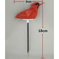 thumbnail image 2 of Indoor Soil Moisture Meter Watering Alarm Plant Water Tester Hygrometer Sensor Gardening Tool Kit for Planter Water Remind Warining Alert Content, Bird Red, 2 of 4