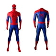 thumbnail image 2 of Superhero Cosplay Costume Classic Red Blue Spider Suit for Halloween Party Stage Performance Role Play Outfit Red 100, 2 of 6
