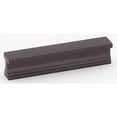 thumbnail image 2 of Alno A965-4-SN Linear 4" Center To Center Flush Mount Rectangular Solid Brass Cabinet, 2 of 5