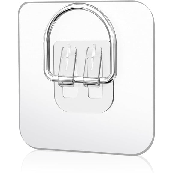 20 Pack Invisible Wall Plate Hangers, Premium Adhesive Plate Holders for Decorative Plate Display & Home Decoration
