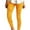 Yellow, variant on Aofany Fashion Lady Plus Size Skinny Pants High Waist Stretch Slim Pencil Trousers Solid Color Zipper Trousers