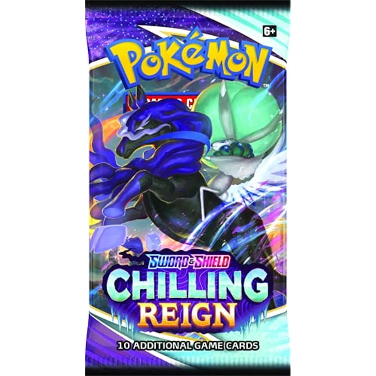 Pokemon Cards: SAS6 Chilling Reign 3-Pack Blister – Snorlax Edition, Includes 3 Booster Packs