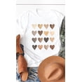 thumbnail image 6 of Neutral Heart Grid Graphic Tee T-Shirt, 6 of 6