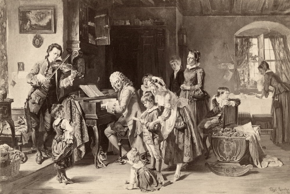 Johann Sebastian Bach N(1685-1750) German Organist And Composer Bach