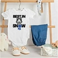 thumbnail image 3 of Best In Snow Huskies Dog Pet Lover Romper Boys or Girls Infant Baby Brisco Brands 12M, 3 of 6