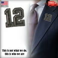 thumbnail image 6 of 12th, Twelve, #12, Man, Women, Football, Sports, Pewter, Metal, Hat, Lapel, Brooch, Pins, Jewelry, Made in USA, Over 30 Sport Designs Available. Creative Pewter Designs. A1040, 6 of 8