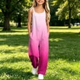 thumbnail image 4 of ATOGUTA Jumpsuits Girls Sleeveless Spaghetti Strap Wide Leg Romper With Pockets, 4 of 9