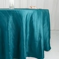 thumbnail image 6 of BalsaCircle 120" Teal Accordion Crinkle Taffeta Round Tablecloth Decoration, 6 of 8