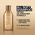 thumbnail image 3 of Redken All Soft Moisturizing Shampoo and Conditioner Set For Dry & Brittle Hair 10.1 oz Each, 3 of 5
