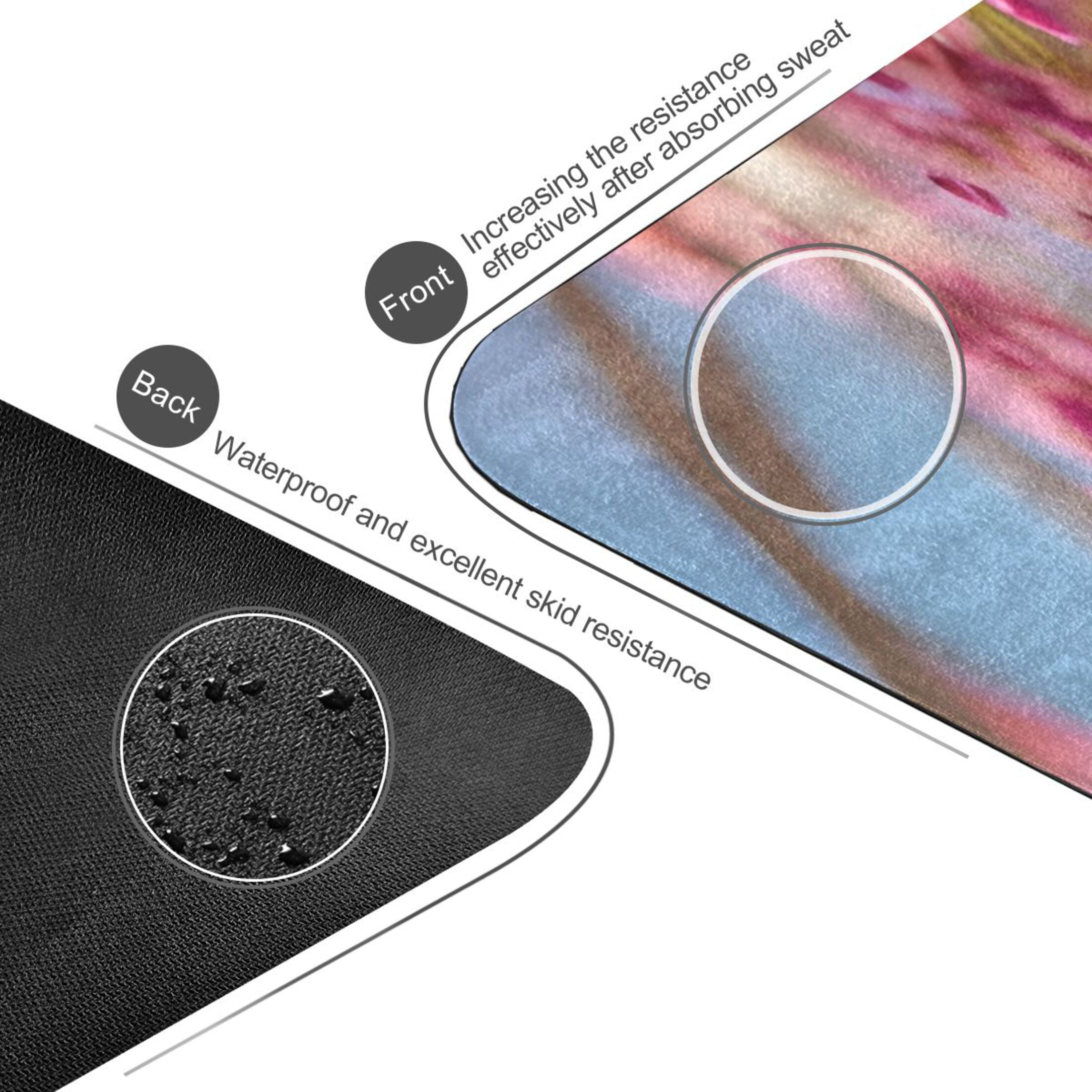 BZSMCE Yoga Mat Women Fitness Mat Pink Bloom Koala Pattern